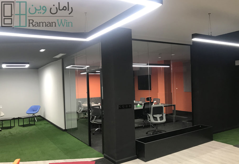 پارتیشن اداری شیشه ای