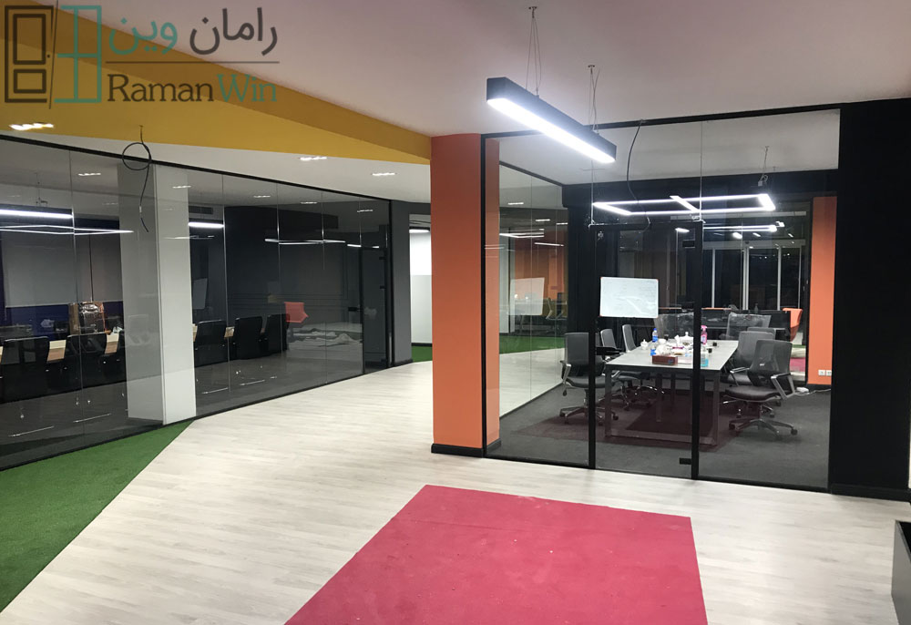 پارتیشن اداری شیشه ای