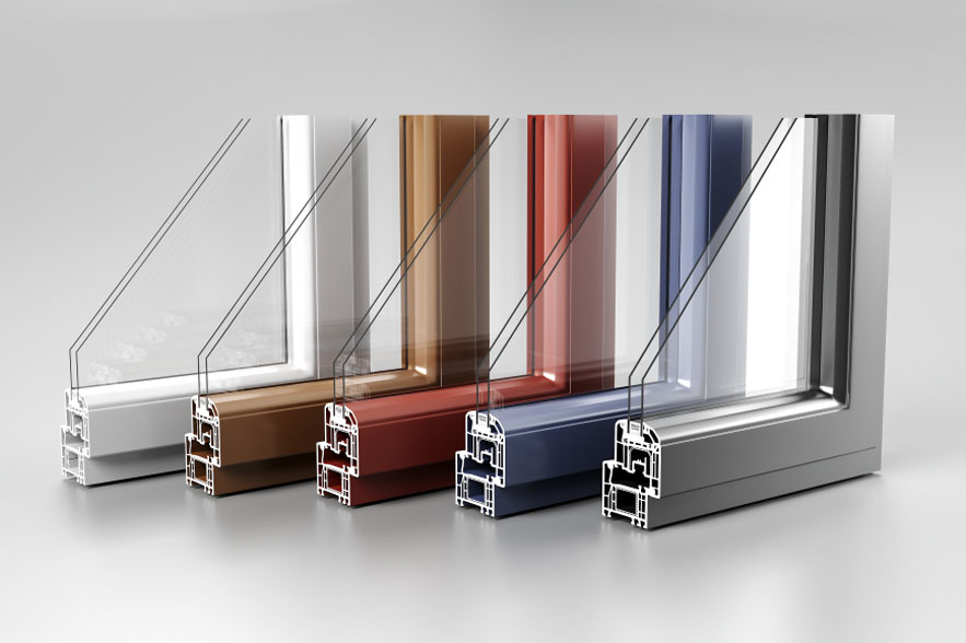 تنوع رنگ در پروفیل یو پی وی سی