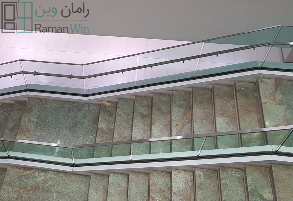 پروژه نرده شیشه ای رو کار