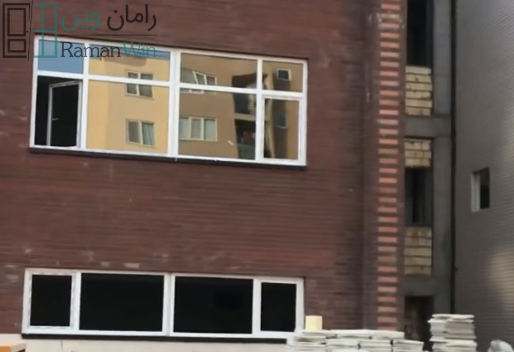 پروژه پنجره upvc مدرسه پرند