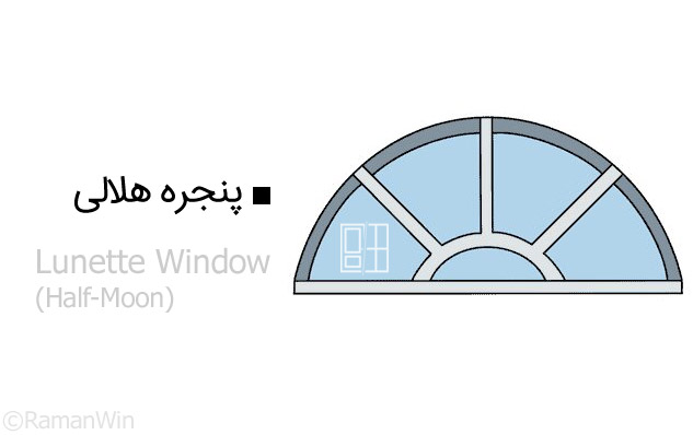 پنجره هلالی