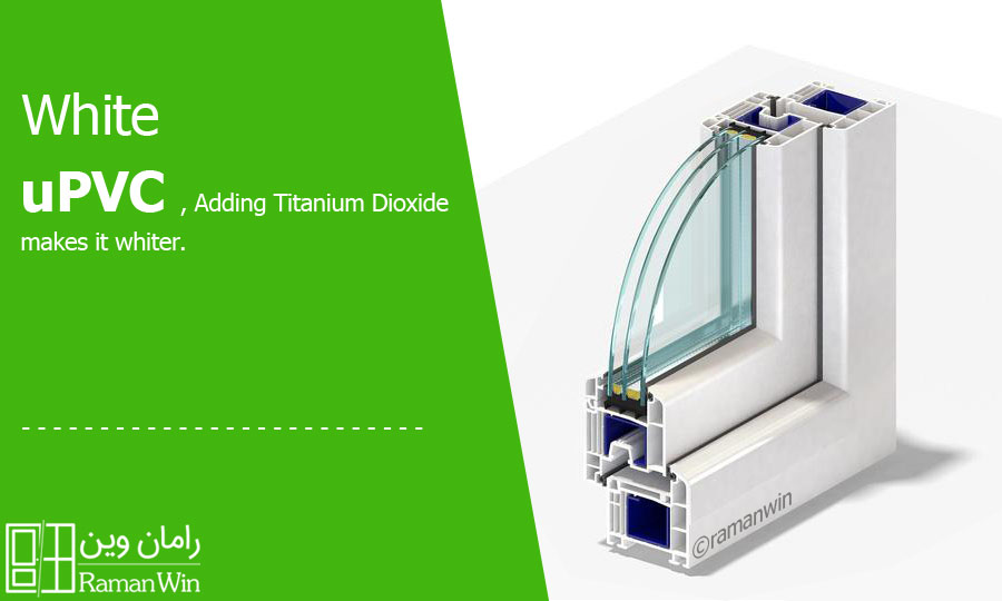 پروفیل uPVC سفید